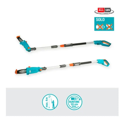 Gardena - Motosega da potatura a batteria 18V TCS 20/18V P4A, 20 cm, senza batteria e caricabatteria 14770-55