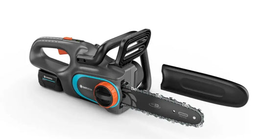 Gardena - motosega AKU 18V PowerSaw 250/18V P4A, 25 cm, 1x batteria 4,0 Ah, caricabatterie 14790-20