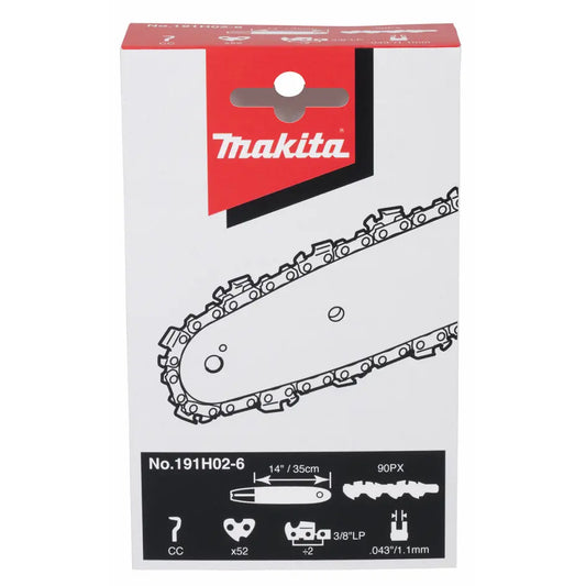 Makita Accessori - Catena di ricambio per sega, lunghezza 35 cm 191H02-6