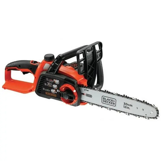 BLACK+DECKER Motosega a batteria 36V 30 cm, 1 batteria 2,5 Ah Li-Ion, caricabatterie GKC3630L25-QW