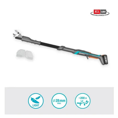 Gardena - troncarami AKU 18V EasyCut 110/18V P4A, 1x batteria 2,0 Ah, caricabatterie 14772-20