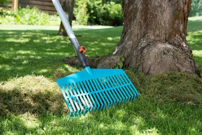 Rastrello per foglie ed erba Combisystem, senza manico 3101-20