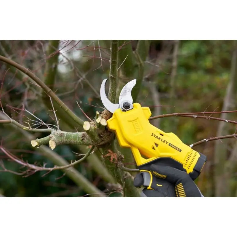 Stanley Attrezzature da giardino - Cesoia per rami AKU 18V, senza batteria e caricabatterie SFMCPP32B-XJ