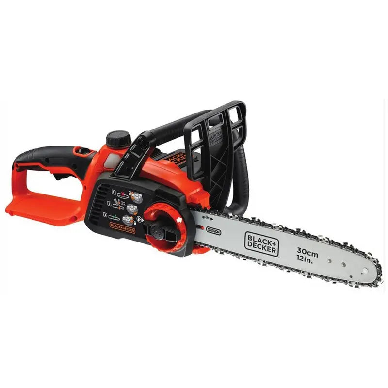 BLACK+DECKER  Motosega a batteria 36V 30 cm, 1 batteria 2,0 Ah Li-Ion, caricabatterie GKC3630L20-QW