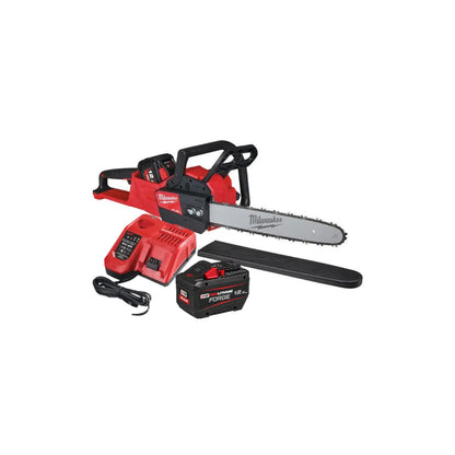 Milwaukee - Motosega a batteria 18V M18 FCHS-121, 40 cm, 1x batteria 12,0 Ah Li-Ion, caricabatterie 4933464223